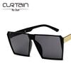Korean Style Men's Punk Retro Square Sunglasses - UV Protection, Face Slimming, Ideal for Driving