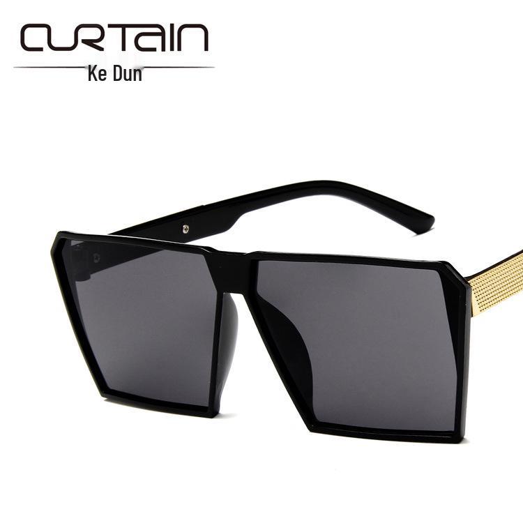 Korean Style Men's Punk Retro Square Sunglasses - UV Protection, Face Slimming, Ideal for Driving