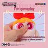 Warner Bros. Powerpuff Girls Plush Ornament Keychain - Stress Relief Spherical Squeeze Ball Charm