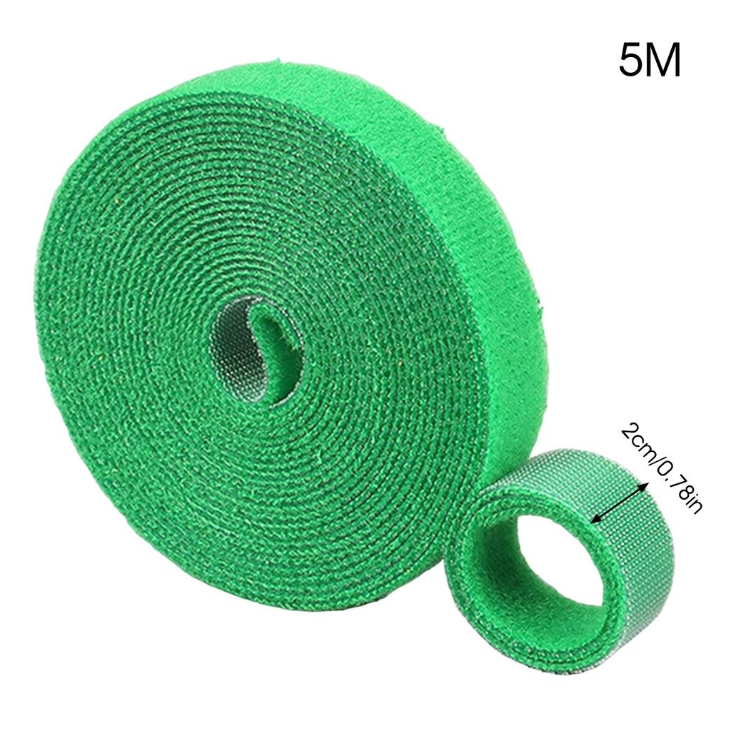 5M Cable Organizer DIY Cable Management Wire Winder Tape Earphone Mouse Cord Management Ties Protector Home School Office Use