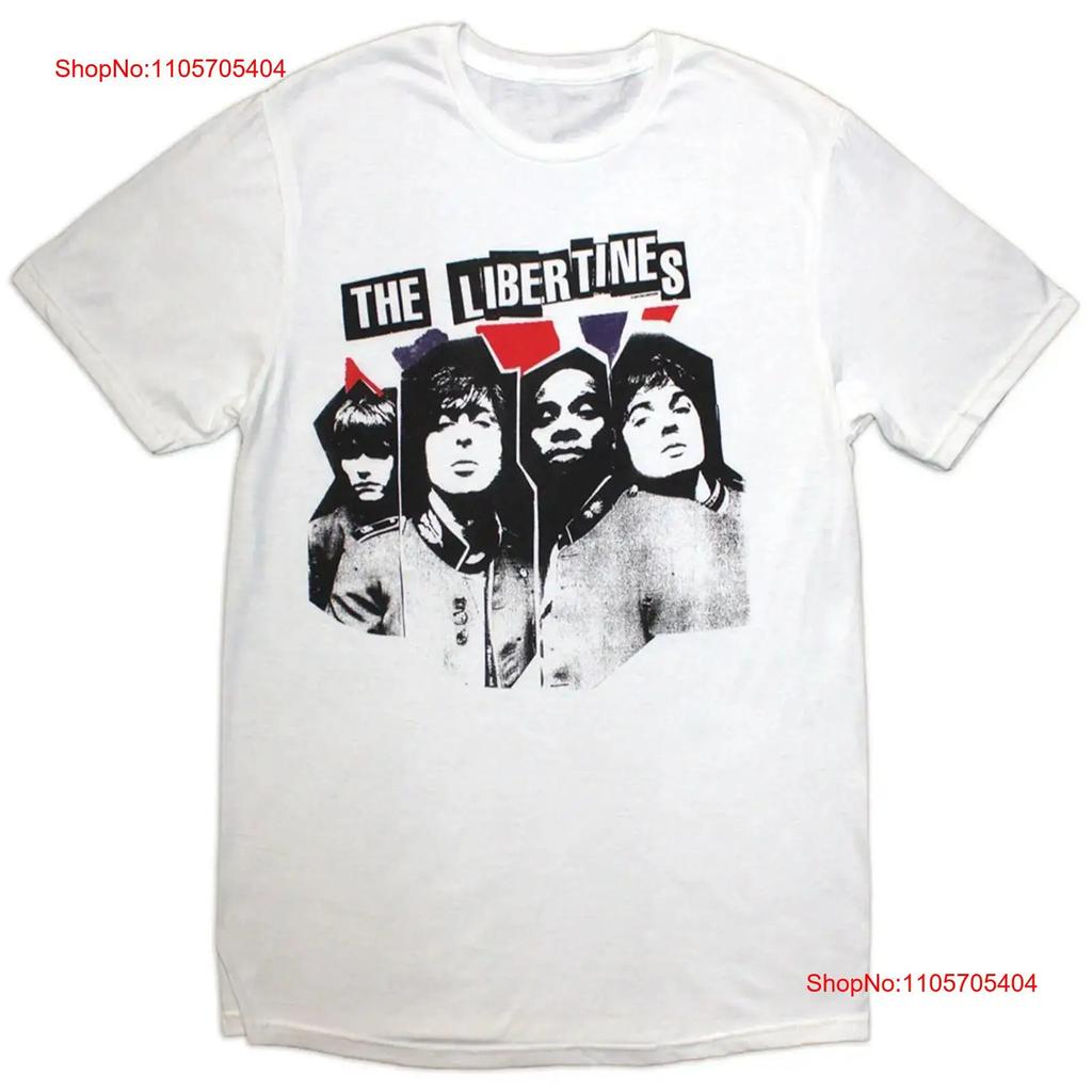 The Libertines Rip Flag Xerox English Rock S 5xl T Shirt Ils180 Vintage Fashion