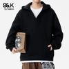 Baleno Men's S&K Series Loose Fit Hooded Pullover Sweatshirt