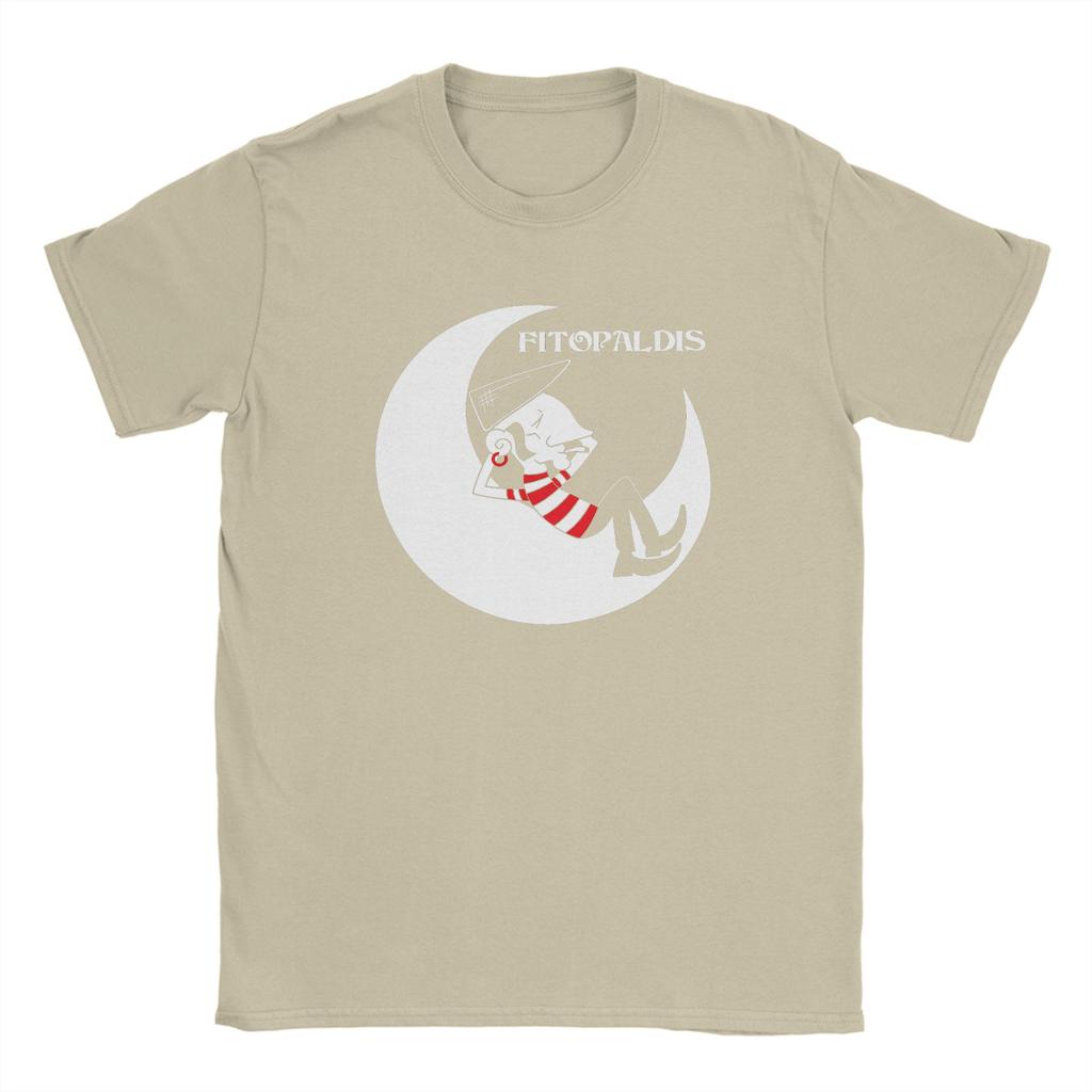 Fitos Fitipaldis Band T Shirt Beach  Harajuku T Shirts Couple Cotton O Neck Oversize Clothes ShortSleeved Aesthetic Tshirt