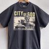 Vintage City of God T-shirt, Retro Raketfotograf Bootleg T-shirt, Kriminaldrama Film Merchandise, Klassisk Brasiliansk Film Fan Pojkvän Present