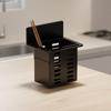 Strong Adhesive Wall Mount Chopsticks Organizers Plastic Multiple Use Rack For Utensils Brushes And Small Items