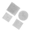 4pcs Set Gear Shape 3D Chocolate Cake Fondant Silicone Mold DIY Resin Jewelry Pendant Decortion