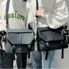 Multi-pocket Crossbody Shoulder Bag Nylon College Backpack Waterproof Messenger Bag  Cycling Use