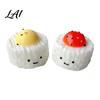 Simulated Rice Ball Toy Yolk Squeeze Toy Smiling Cartoon Dumpling Sensory Stress Relief Slow Rebound Fake Food