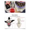 Halloween Festival Party Latex Wizard Clown Frightened Mask Headgear, with Hair