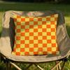 Fashion Plaid Cushion Cover Soft Reversible Durable Pillow Cover MultiScene Use for Home Car Daily Comfort