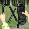 Folding Stool with Carry Bag Portable Lightweight Heavy Duty Waterproof Outdoor Camping Backpacking Beach Picnic Fishing Collapsible Chair Seat