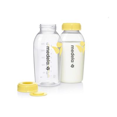 Medela Μπουκάλι Μητρικού Γάλακτος 250ml Σετ 2 τεμαχίων Μπορεί να καταψυχθεί ή να συντηρηθεί στο ψυγείο ως έχει και θηλασμός σε ένα μπουκάλι Ασφαλές για φούρνο μικροκυμάτων Υποστηρίζει τον θηλασμό