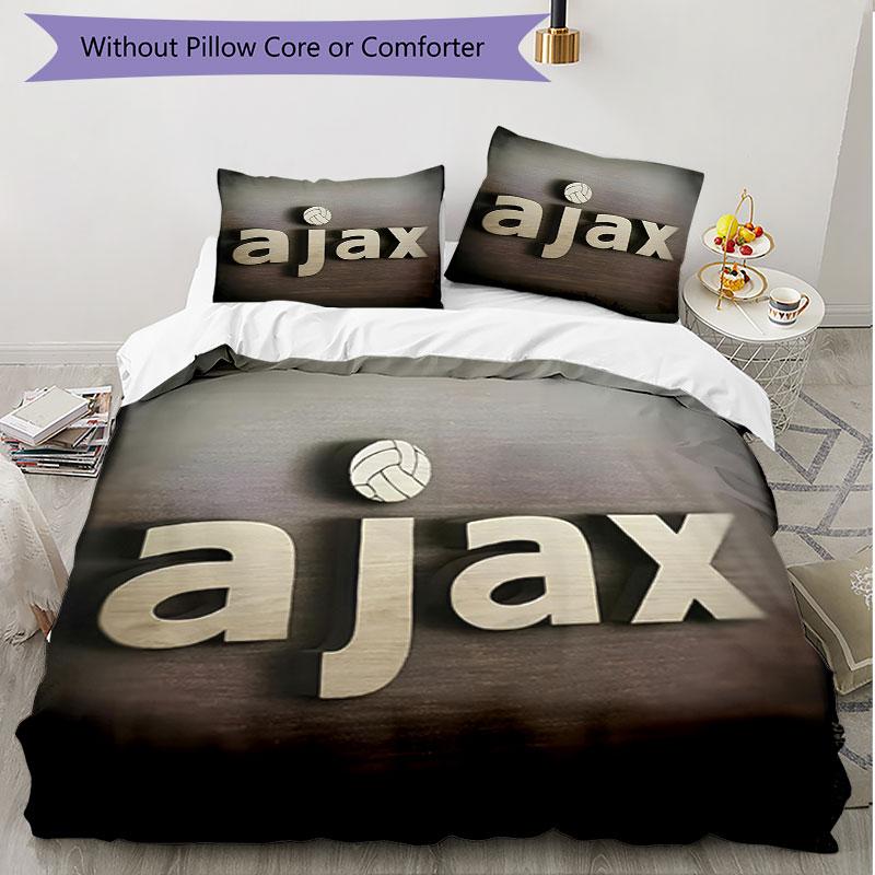 3pcs Duvet Cover Set (1*Duvet Cover + 2*Pillowcase, Without Core), Ajax Print Soft All‑Season Bedding Set, Home Bedroom Decor Gift