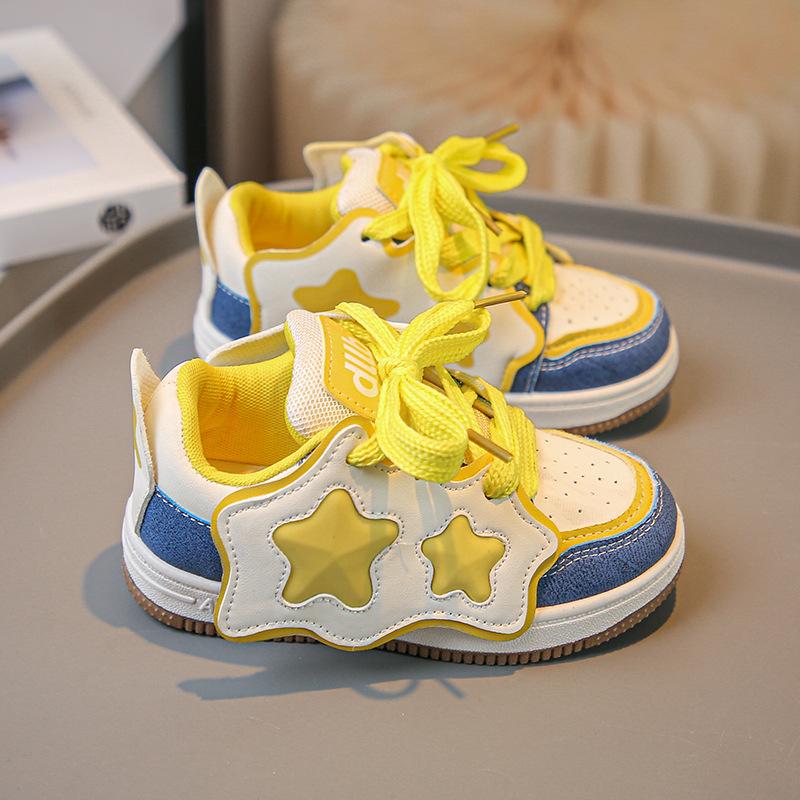 

Star board shoes women s bread shoes women s spring and autumn new thick-soled low-top heightening sports and leisure shoes women s white shoes 27 (inner length 17.5cm) жёлтый