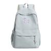 Schultasche Niedlicher Cartoon Gestickter Rucksack Weibliche Mittelschülerin Hoher Wert Campus Mädchen Stil Schultasche Leichter Reise Rucksack