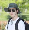 Bucket hat summer hat fishing visor adult men and women outdoor climbing sun hat foldable large brim