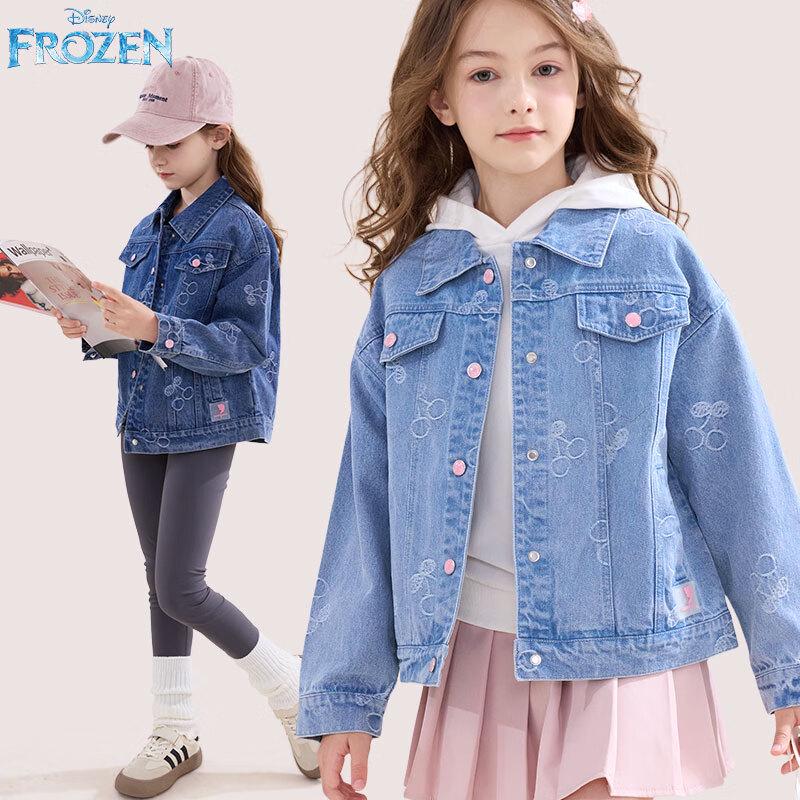 Disney Girls Spring/Autumn Casual Denim Jacket 160