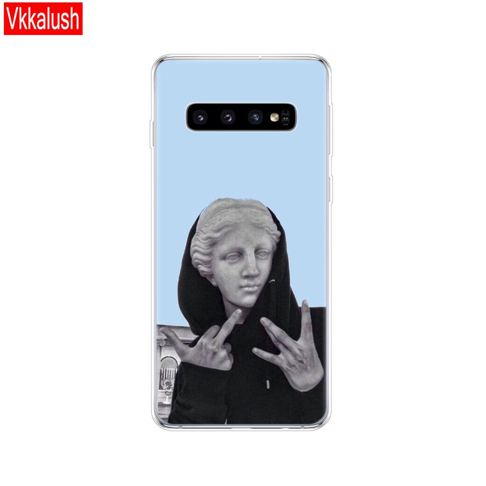 Pouzdro pro Samsung Galaxy S10 S10 Plus Vtipné silikonové TPU pouzdro pro telefon S10 E Pouzdro pro Samsung S10 Plus G975F S 10 SM-G973F