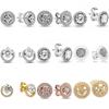 925 Silver Zircon Stud Earrings Multistyle Earrings For Women Hypoallergenic Elegant Gift For Daily Wear