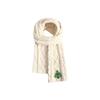 Season red knitted scarf Christmas gift thickened warm and cold scarf Japanese niche fashion versatile