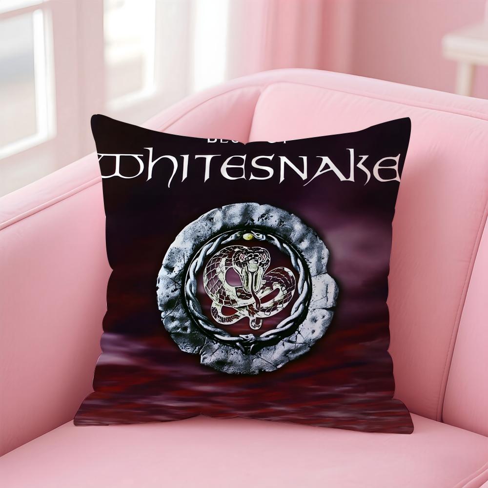 

W-Whitesnake Band Hot Cushion Cover Comfortable Reversible Pillow Cover Ideal For Car Sofa Bedroom & Beyond 30cmx30cm