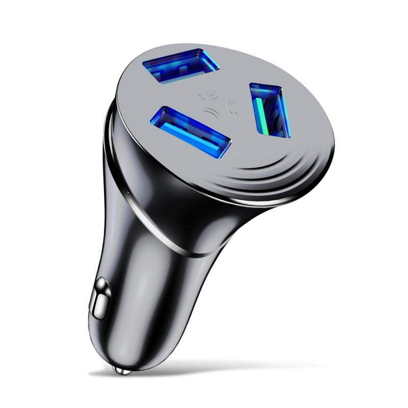 Car Accessories Charger One For Three Qc3.0 Mobile Phone Charger Starting Systems Battery Charging Units 3usb Fast Systems