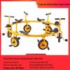 Children's Double Pedal Tricycle with Basket for Outdoor Play