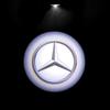 XDFMN1 Hot 2026 For Benz 2pcs Car Door Welcome Light Logo Emblem For Mercedes Benz A C E GLC GLA GLE GLB Class W177 W205 W212 W213 X253