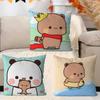 Cartoon B-Bubu Dudu Office Cushion Pillowcase Car Cushion Cover45X45CM Lumbar Pillowcase Sofa Pillowcover