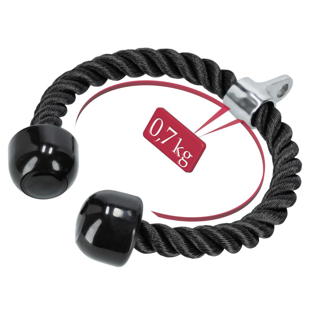 Rope Cable Attachment For Triceps Pull-Down Machine