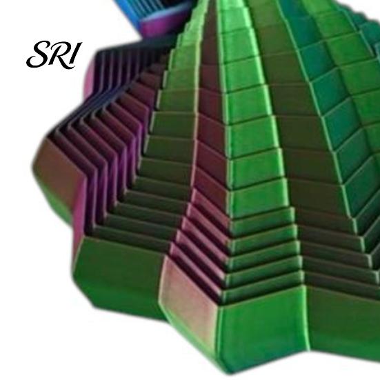 Spiral Visual Illusion Toy 3D Printed Fractal Fidget Star Stress Anxiety Relief Expanded Sensory Whirling Expandable Decompression Desk Accessory
