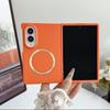 Einfache magnetische Handyhülle mit Hautgefühl für Samsung Galaxy Z Fold8 Fold 8 Breiter Stoßschutz für Magsafe KantenSchutz Schlanke Abdeckung