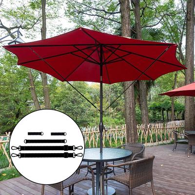 Fixed Strap For Outdoor Umbrella Weatherproof Parasol Tie Tensioner Strap Adjustable UltralightsParasol Tie Straps