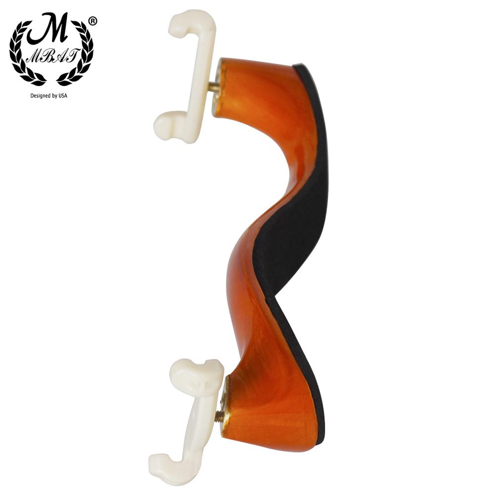 M MBAT High Quality Professional Adjustable Maple Violin by Shoulder Rest 3/4 4/4 Size Violin Accessories Musical Instrument