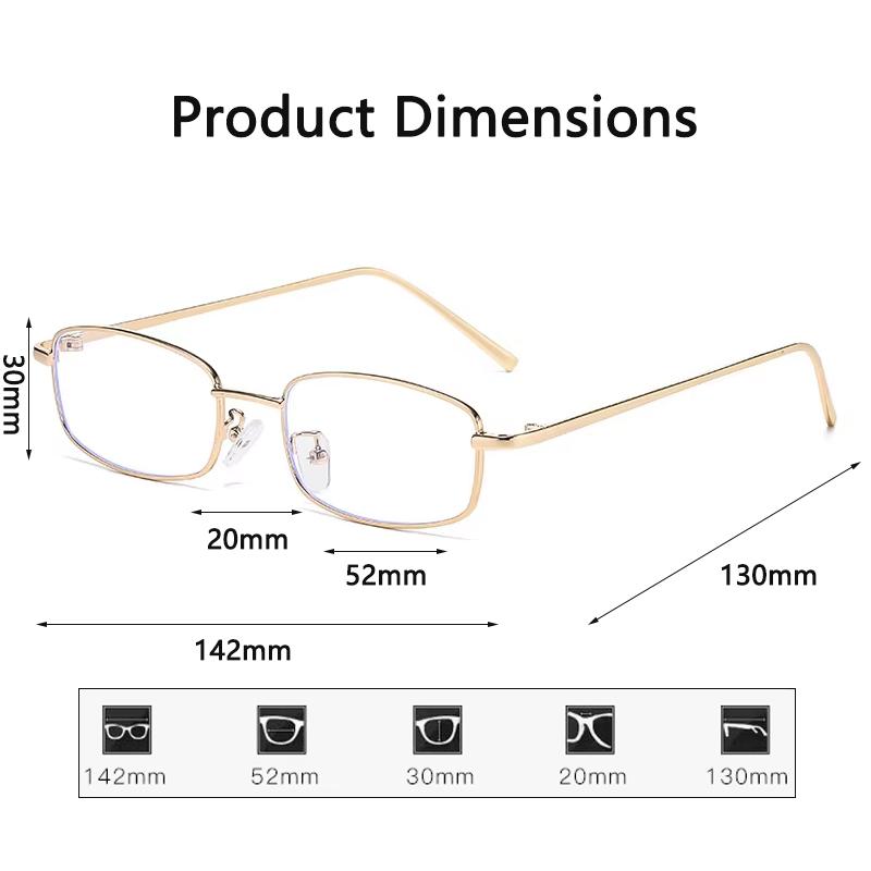 Xiaomi Women Photochromic Myopia Glasses Anti Blue Light UV Slim Metal Frame Fashion Eyeglasses 0~-4.0 Diopters