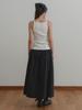 Deomiteun Lace Cotton Skirt (Navy)