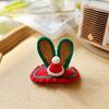 Stylish Christmas Hair Clip Eye Catching Design Hair Clip Hairpin Festive Knitted Hair Accessory for Children Christmas