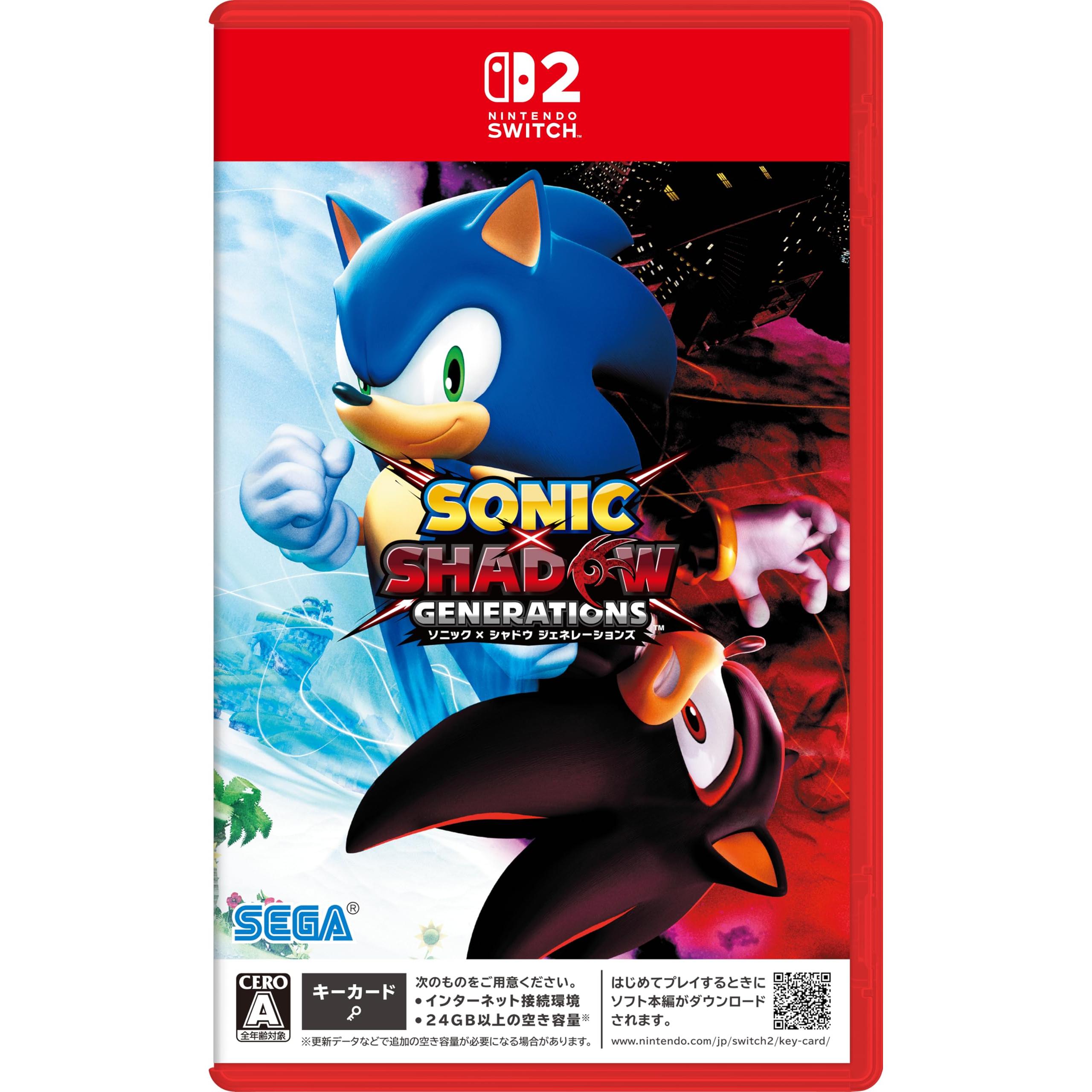 

Sonic & Shadow Generations - Switch2 Game (Japanese Edition)