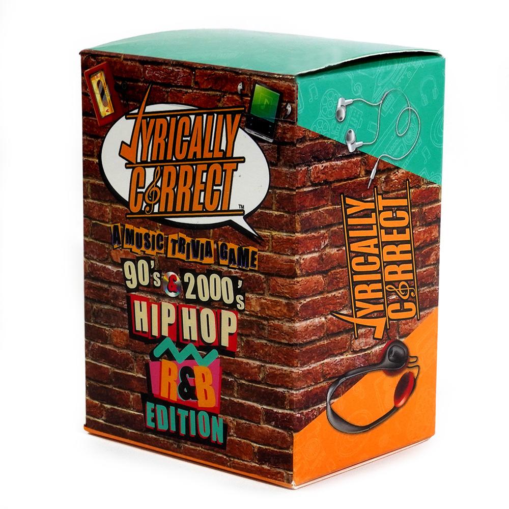 Lyrically Correct Card Hip Hop Musics Fun for Adults Party Family Night Games