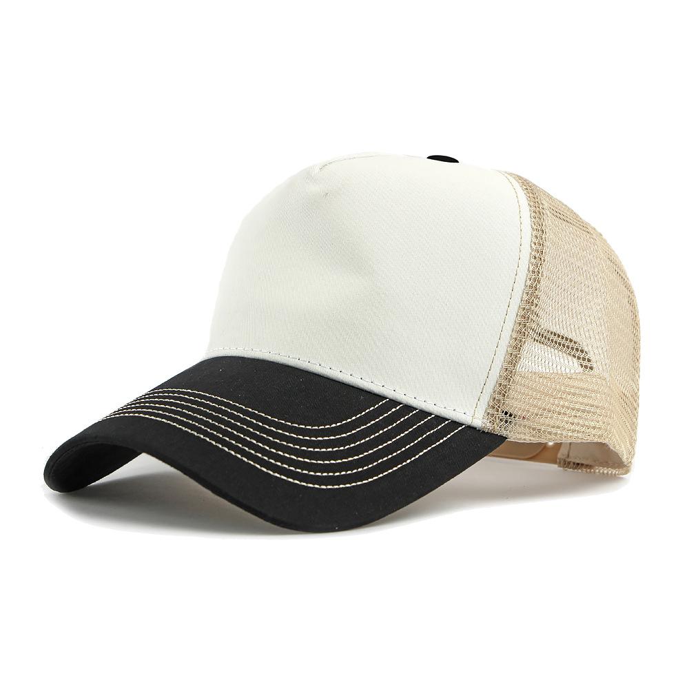 Men s Spring Summer Outdoor Sun Protection Sun Hat Sports Cap Women s Stitching Baseball Cap белый