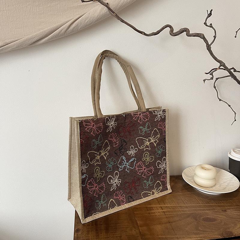 

Стильная и простая холщовая сумка большой вместимости, зимняя новая сумка-тоут большой вместимости