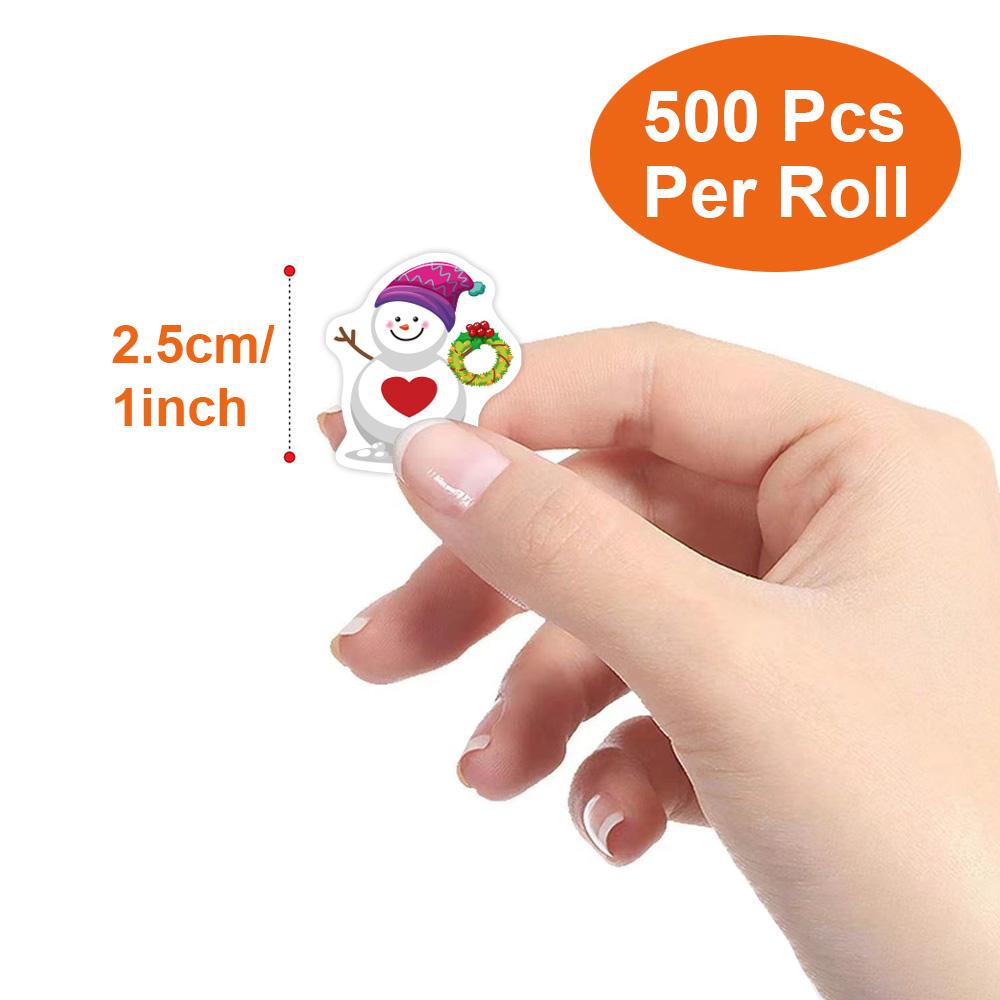 100-500Pcs High-Quality Heterotypic High-Quality Christmas High-Quality Snowmans High-Quality Stickers High-Quality Dly High-Quality Gift