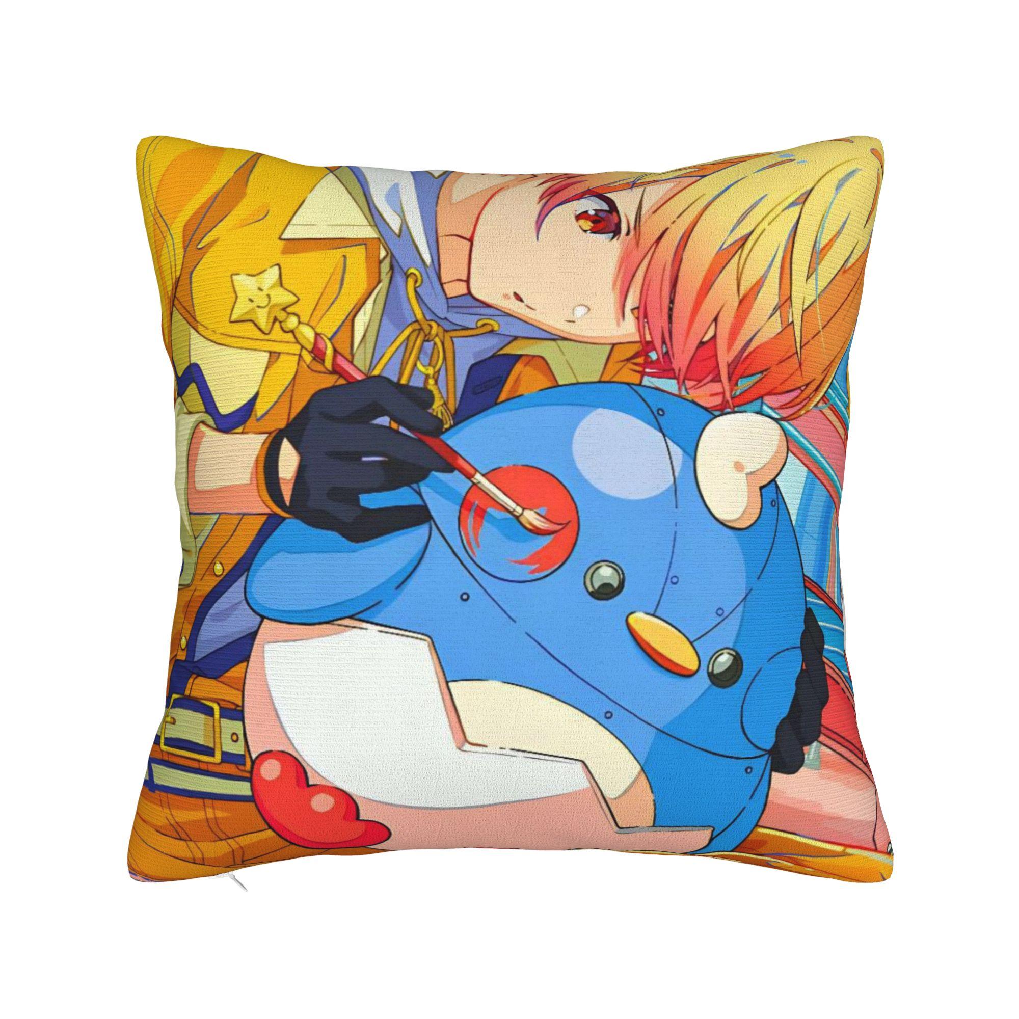 

Tsukasa Tenma Pillow Case Retro Trendy Pillow Cover Print Pillowcases For Wedding Party Home Decor 12x12Inch