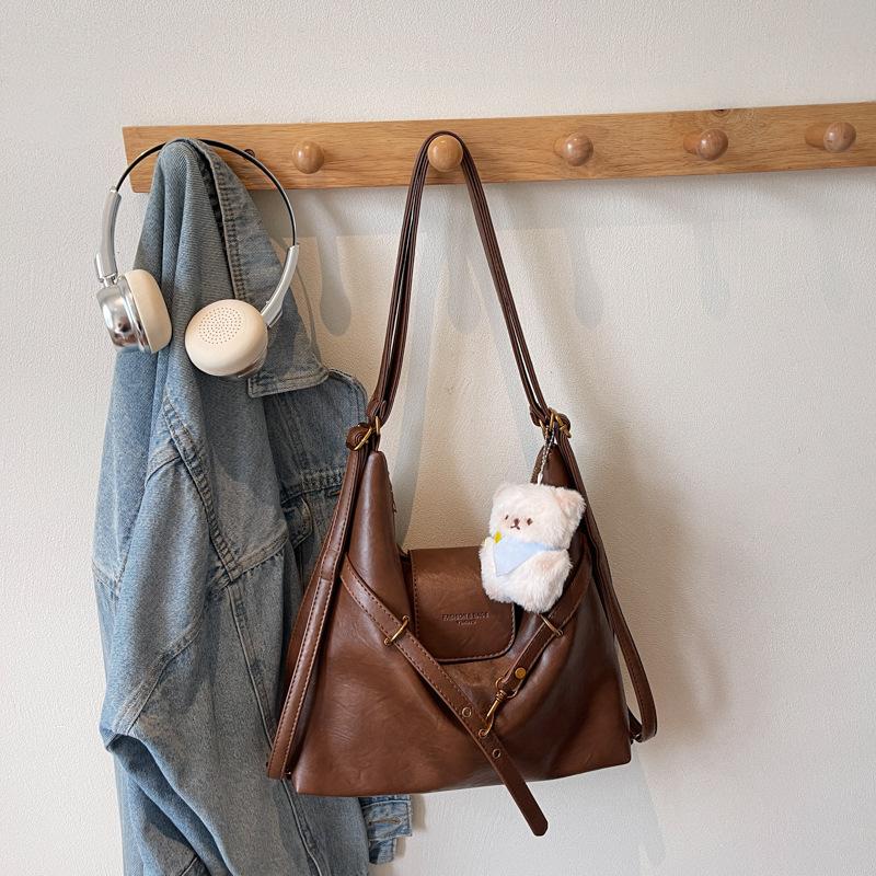 Niche Retro Large-capacity Bag Women's Autumn New Shoulder Bag Bag High-value Student Commuter Bag