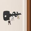 Key Holder Wall Mount Decorative Keychain Holder 6 Hooks Design Storage For Home Living Room Entryway Hallway Front Door