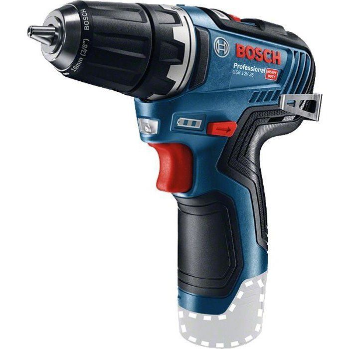 Perceuse-visseuse 12V GSR 12V-35 (sans batterie ni chargeur) en coffret L-BOXX - BOSCH - 06019H8001