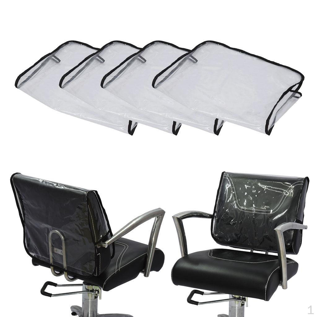 

4x Прозрачная задняя накидка для парикмахера Beauty из ПВХ, водонепроницаемая