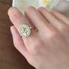 Purple Enamel Butterfly Ring - Luxurious and Vibrant, Versatile, Non-Fading Design for Women