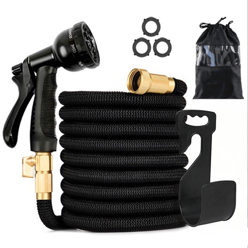 Collapsible High-Pressure Garden Hose & Water Gun Set for Car Wash & Gardening