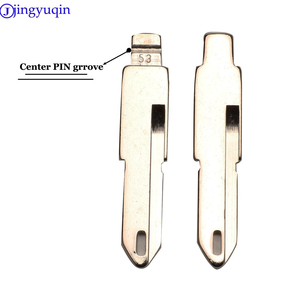 jingyuqin  #53 #54 #58 #72 #73 #152 #153 Remote Key Blade Blank For Lada For Renault Megan Dacia Clio Duster KD VAC102 VA2 HU83
